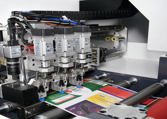 Machine Control Labels 8KW Laser Die Label Cutter DSP Control Label Die Cutting Machine