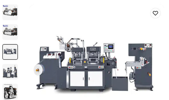 गुणवत्ता  380V / 40A High Speed Blank Label Die Cutting Machine Single Station Die Cutter फैक्टरी