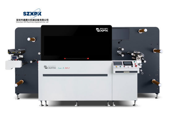 chất lượng  Speed Laser Label Die Cutting Machine with Max Feeding Width 350mm Electric Eye Trigger 30m/min Max Speed nhà máy sản xuất