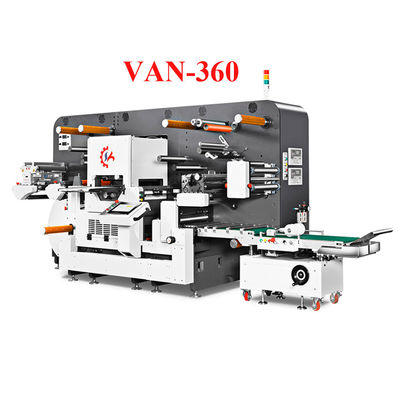 30KW Auto Flat Bed Die Cutting Machine With Slitting Machine