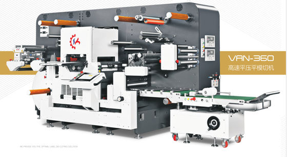 30KW Auto Flat Bed Die Cutting Machine With Slitting Machine