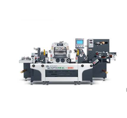 Flatbed Die Cut Etiket Makinesi Bir İstasyon Barcode Sticker Die Cutting Machine