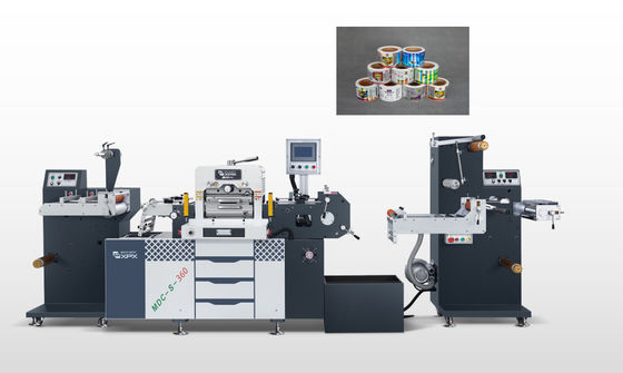 PLC kontrol sistemi ile yüksek hızlı düz yataklı matkap kesme baskı makinesi