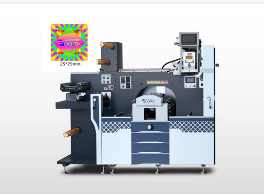 7.5kw Etiket Çarpıcı Rewinder ölçekli kesme kesme makinesi