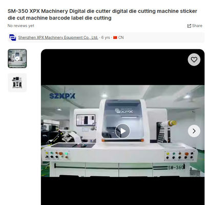 Laser Digital Label Die Cutting Machine Precisely Label Sheet Cutter