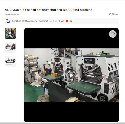 Indursty Sticker Label Die Cutting Machine Powerful Flatbed Die Cutter