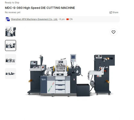 Precision Automatic Flatbed Die Cutter Hot Stamping Die Cutting