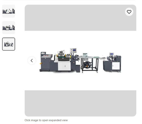 Automatic Barcode Label Die Cutting Machine Max Cutting Width Customized
