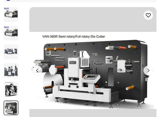 50Hz Automatic Barcode Label Die Cutting Machine Low Power Consumption CE