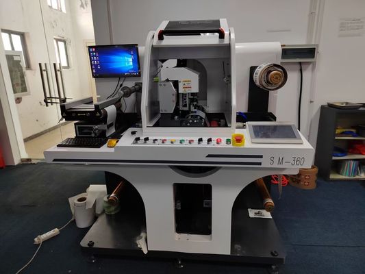 Powerful Precise Laser Label Cutting Machine With 350mm Die Cutting Width And Knife Break