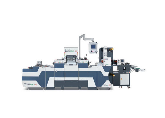 MDC-460 one station flatbed label die cutting machine with rewinder