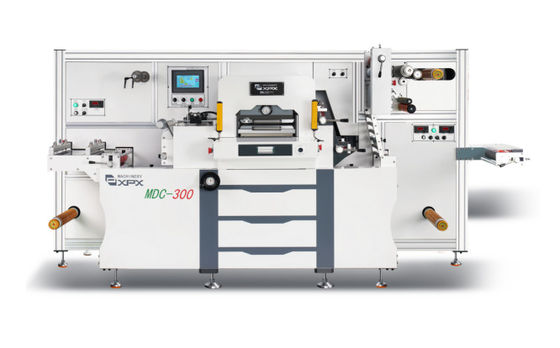 MDC-300 roll to roll flatbed sticker die cutting machine slitting machine for industrial use