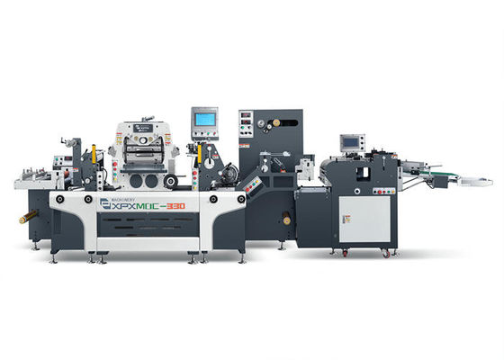 MDC-360 Single station flatbed label die cutting machine high value with rotary slitting machine for industrial use