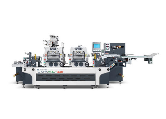 MDC-360 Single station flatbed label die cutting machine high value with rotary slitting machine for industrial use