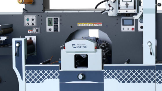 MDC-360 plus four flexo station roll to roll cold stamping lamination and flatbed or rotary die cutting machine