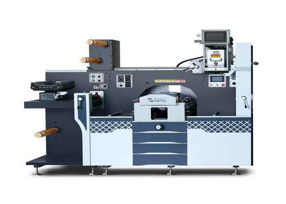 MDC-360 plus four flexo station roll to roll cold stamping lamination and flatbed or rotary die cutting machine