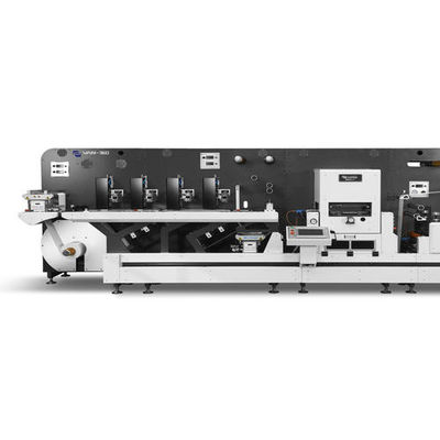 VAN-360F roll to roll servomotor flatbed label die cutting machine high precision