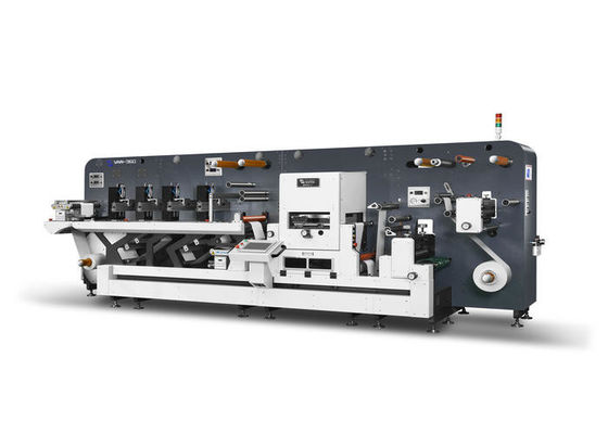 VAN-360F roll to roll servomotor flatbed label die cutting machine high precision