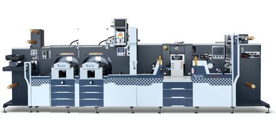 MDC-360 plus two flexo station roll to roll cold stamping and die cutting machine flatbed or rotary die machine