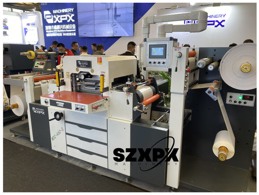 PLC Control System Sticker Label Die Cutting Machine Max Speed 400m/Min 7mm-9mm Height