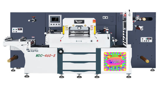 Speed PLC Controlled Flatbed Die Cutting Machine 460mm Max Feeding 700mm Diameter