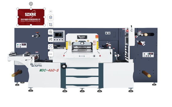Precise 3 Phase 380V/60A Label Cutting Machine with PLC Control
