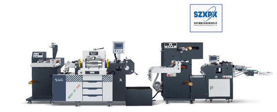 Automatic Barcode Label Die Cutting Machine Max Cutting Width Customized