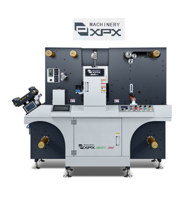 Max Rewinding Diameter 600mm PLC Control Barcode Label Die Cutting Machine for Paper Material