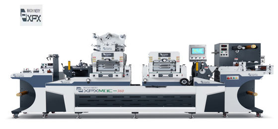 Precision Double Station Label Die Cutting Machine Label Cutting Machine 600mm Max Rewind Diameter