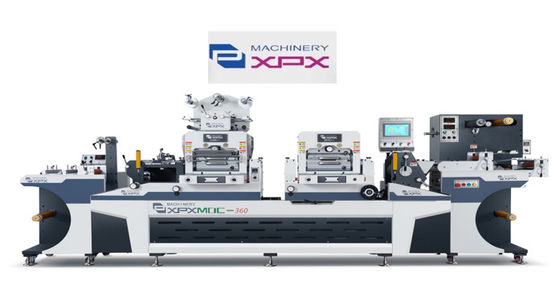 Precision Double Station Label Die Cutting Machine Label Cutting Machine 600mm Max Rewind Diameter