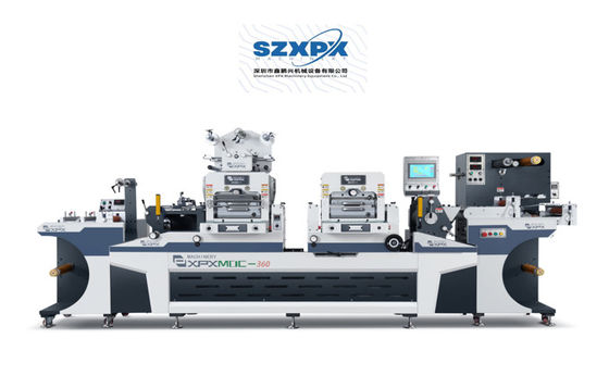 Cortador automático a presión de alta velocidad con diámetro máximo de desenrollamiento de 550 mm y potencia total de 15 kW