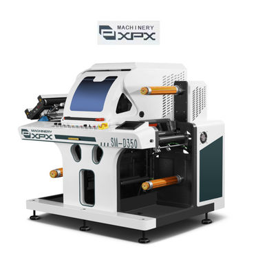 Max Rewinding Diameter 1000mm Barcode Label Die Cutting Machine with PLC Control
