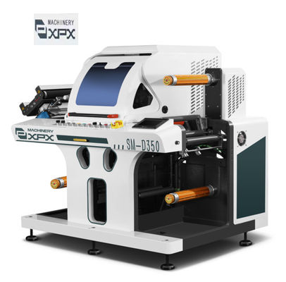 Max Unwinding Diameter 1000mm Barcode Label Die Cutting Machine with PLC Control