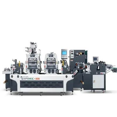 Max Unwinding Diameter 1000M Sticker Cutting Machine With Die Cutting Precision ±0.1mm