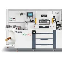 Automatic PLC Controlled Rotary Die Cutting Machine Precision Cutting Speed Rotation