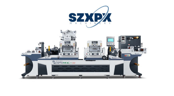 Precision Double Station Label Die Cutting Machine Label Cutting Machine 600mm Max Rewind Diameter