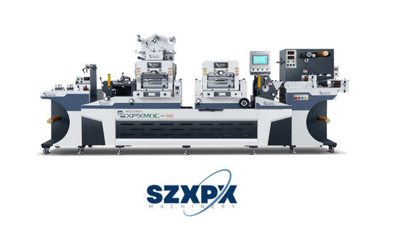 Speed Double Station Precision Die Cutter 17KW Power Blank Label Cutting Machine