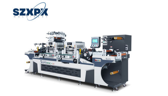 Speed Double Station Precision Die Cutter 17KW Power Blank Label Cutting Machine