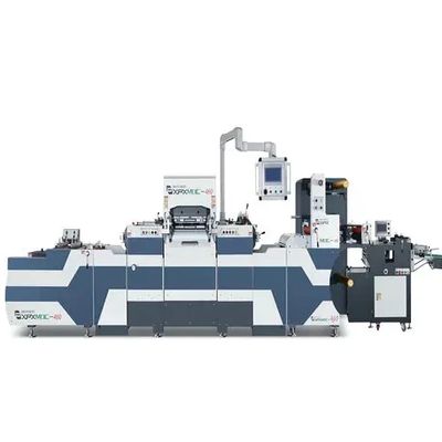 Speed Digital Cutting Machine PLC Controlled Barcode Label Die Cutter 350mm Max