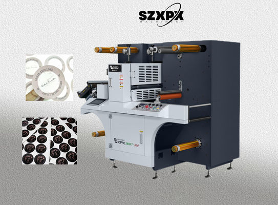 360mm Wide Adhesive Label Rotary Slitting Machine With 70T-150T Magnetic Cylinder Teeth