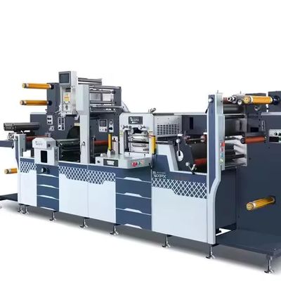 Speed Gray White Hot Stamping Flatbed Die Cutting Machine with PLC Control System and Safety Protection System
