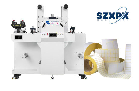 XPX Chiều rộng nhỏ 210mm Máy cắt đứt hoàn toàn / hoàn toàn Rotary Die cho nhãn dán