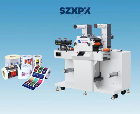 XPX Chiều rộng nhỏ 210mm Máy cắt đứt hoàn toàn / hoàn toàn Rotary Die cho nhãn dán