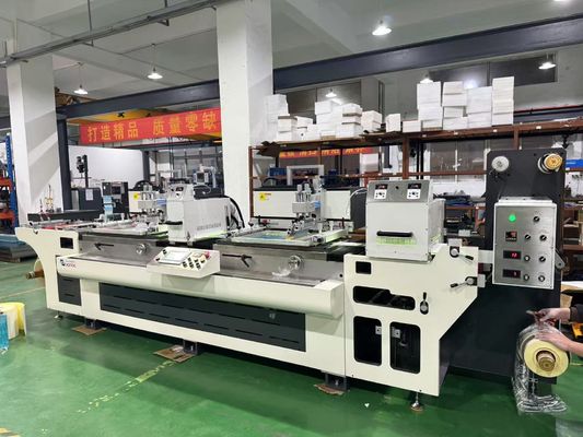 5.8 KW Foiling Device Silk Printing Machine with Max Power of 5.5KW and Max Unwinding Diameter of 700mm