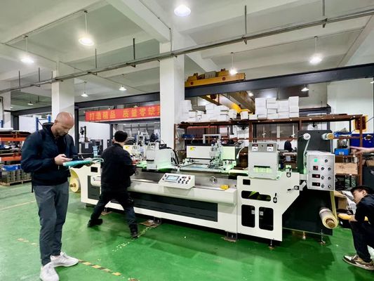 Max Printing Speed 0-10000rph Adhesive Label Die Cutting Equipment 3KW Power for Label Production